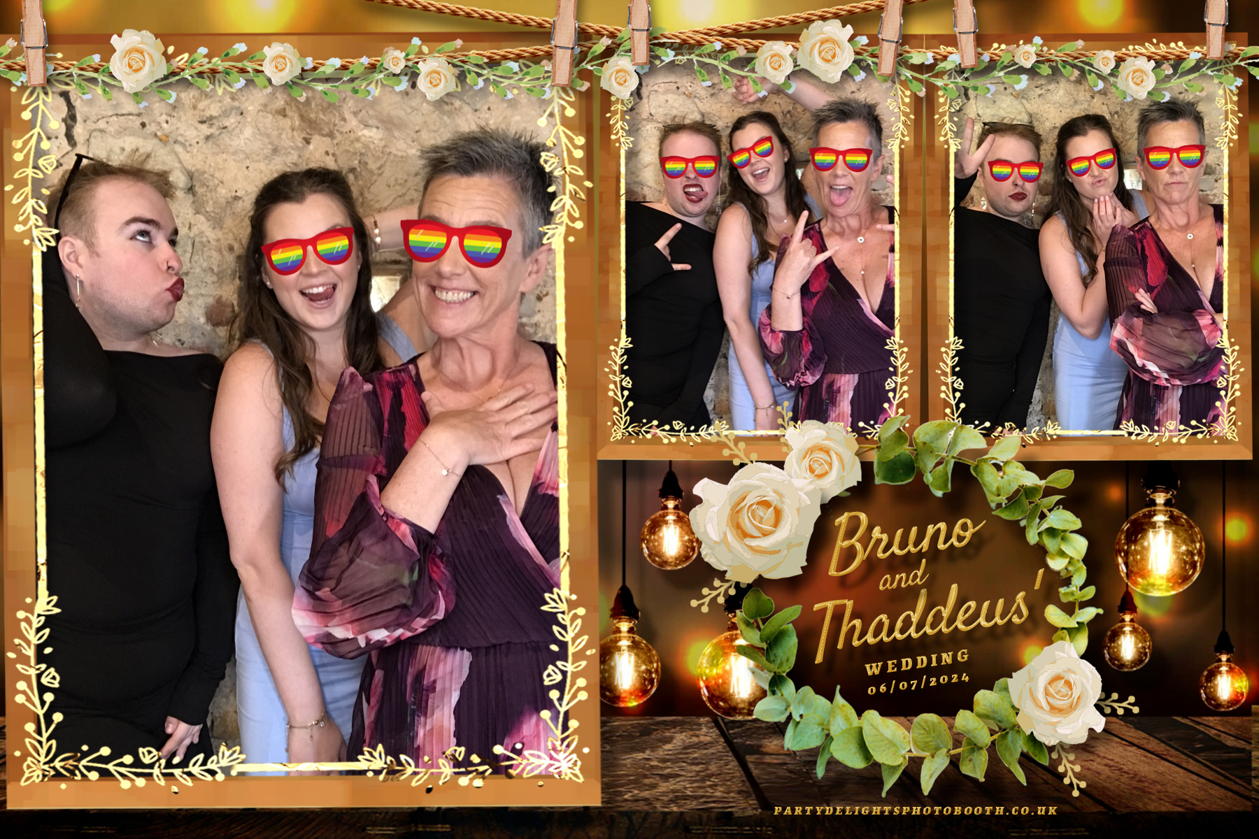 Thaddeus and Bruno’s Wedding | View more photos from the event at gallery.partydelightsphotobooth.co.uk/u/PartyDelightsPhotoBooth/Thaddeus-and-Bruno’s-Wedding