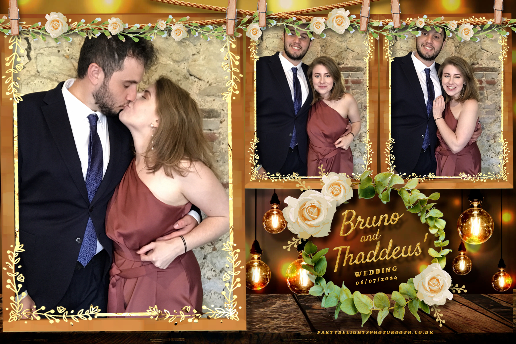 Thaddeus and Bruno’s Wedding | View more photos from the event at gallery.partydelightsphotobooth.co.uk/u/PartyDelightsPhotoBooth/Thaddeus-and-Bruno’s-Wedding