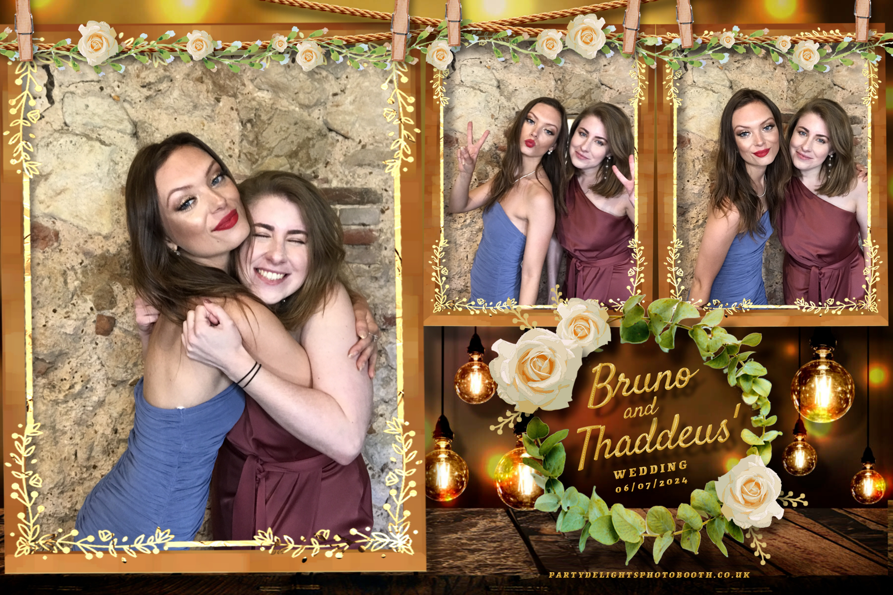 Thaddeus and Bruno’s Wedding | View more photos from the event at gallery.partydelightsphotobooth.co.uk/u/PartyDelightsPhotoBooth/Thaddeus-and-Bruno’s-Wedding