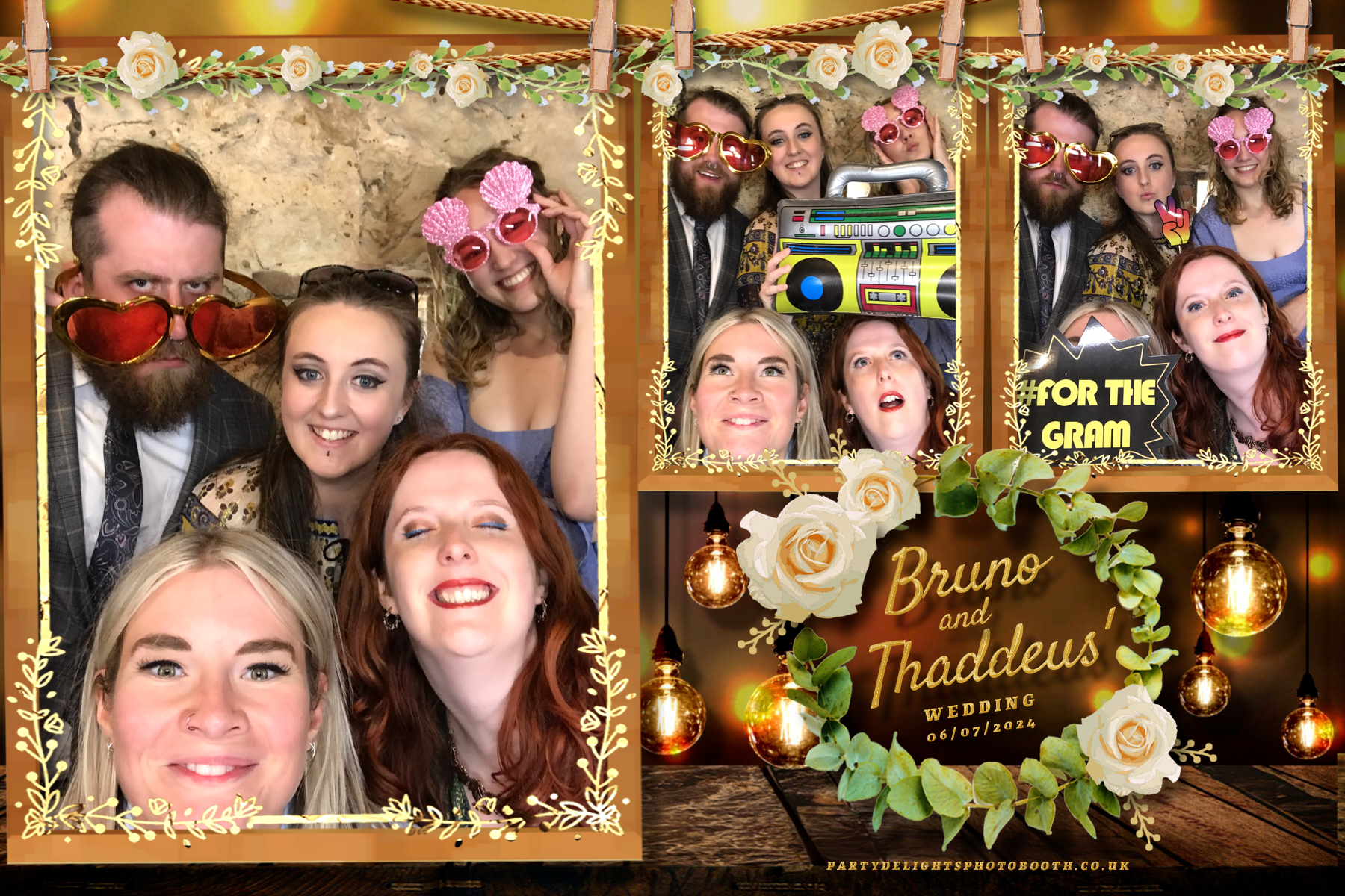 Thaddeus and Bruno’s Wedding | View more photos from the event at gallery.partydelightsphotobooth.co.uk/u/PartyDelightsPhotoBooth/Thaddeus-and-Bruno’s-Wedding