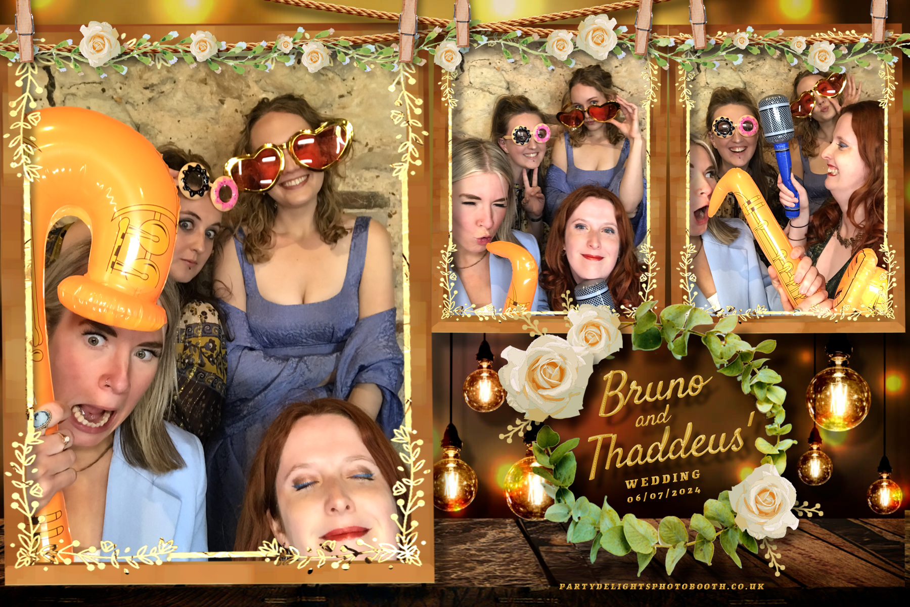 Thaddeus and Bruno’s Wedding | View more photos from the event at gallery.partydelightsphotobooth.co.uk/u/PartyDelightsPhotoBooth/Thaddeus-and-Bruno’s-Wedding