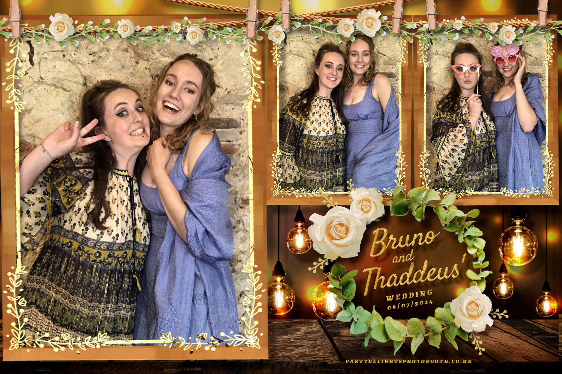 Thaddeus and Bruno’s Wedding | View more photos from the event at gallery.partydelightsphotobooth.co.uk/u/PartyDelightsPhotoBooth/Thaddeus-and-Bruno’s-Wedding