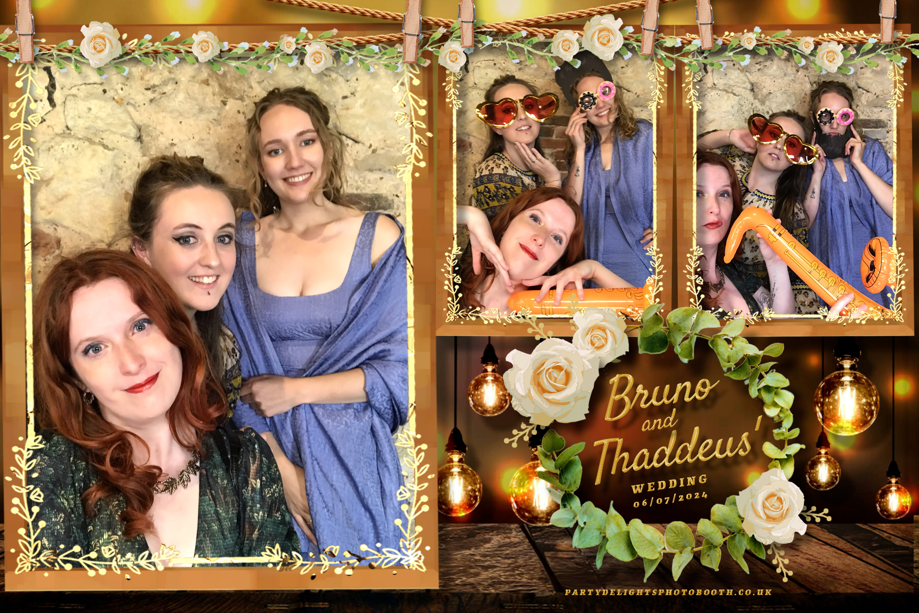 Thaddeus and Bruno’s Wedding | View more photos from the event at gallery.partydelightsphotobooth.co.uk/u/PartyDelightsPhotoBooth/Thaddeus-and-Bruno’s-Wedding