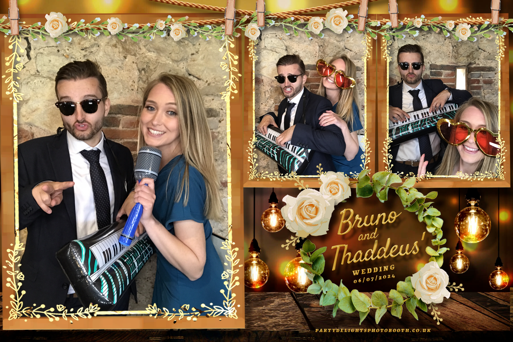 Thaddeus and Bruno’s Wedding | View more photos from the event at gallery.partydelightsphotobooth.co.uk/u/PartyDelightsPhotoBooth/Thaddeus-and-Bruno’s-Wedding