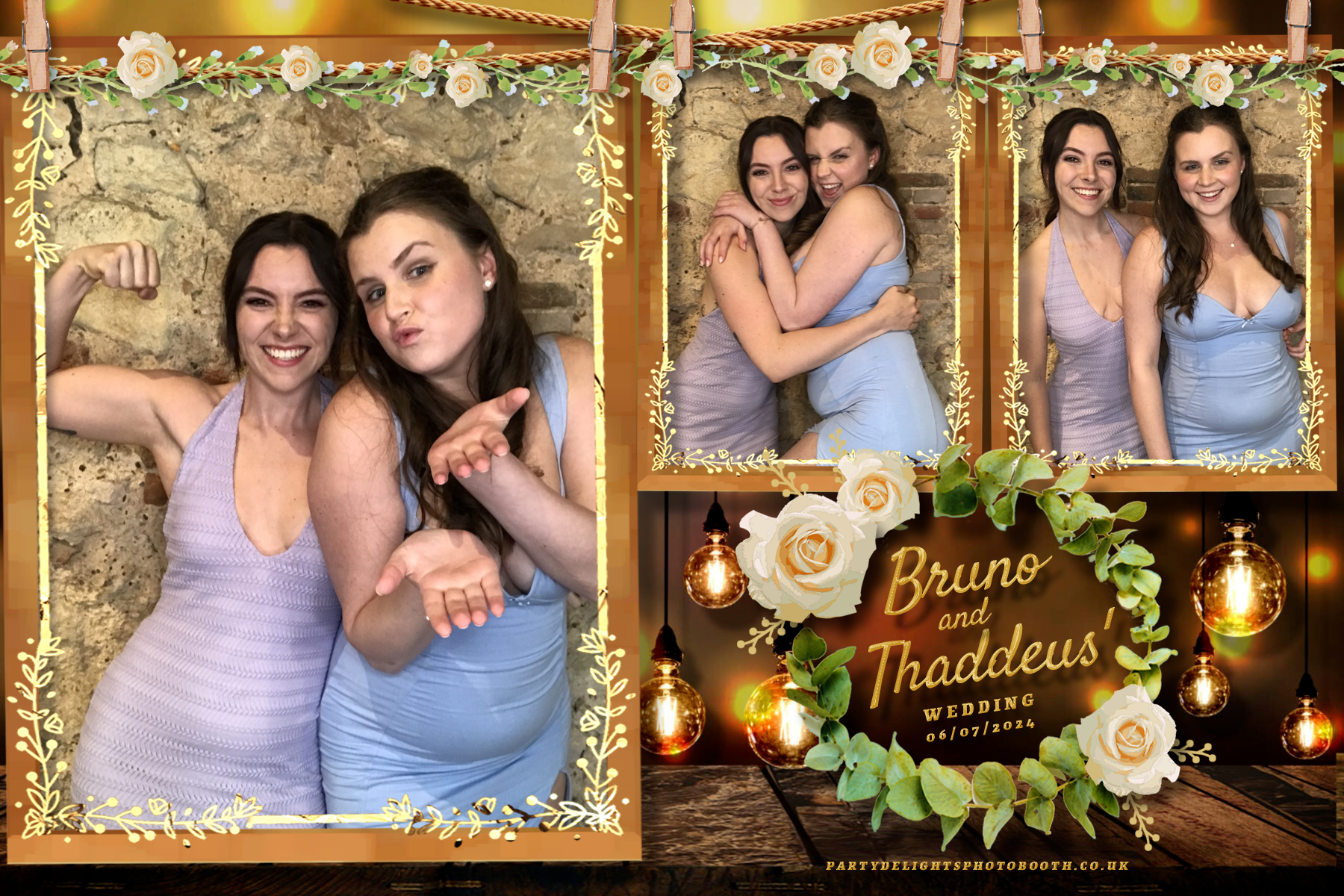 Thaddeus and Bruno’s Wedding | View more photos from the event at gallery.partydelightsphotobooth.co.uk/u/PartyDelightsPhotoBooth/Thaddeus-and-Bruno’s-Wedding