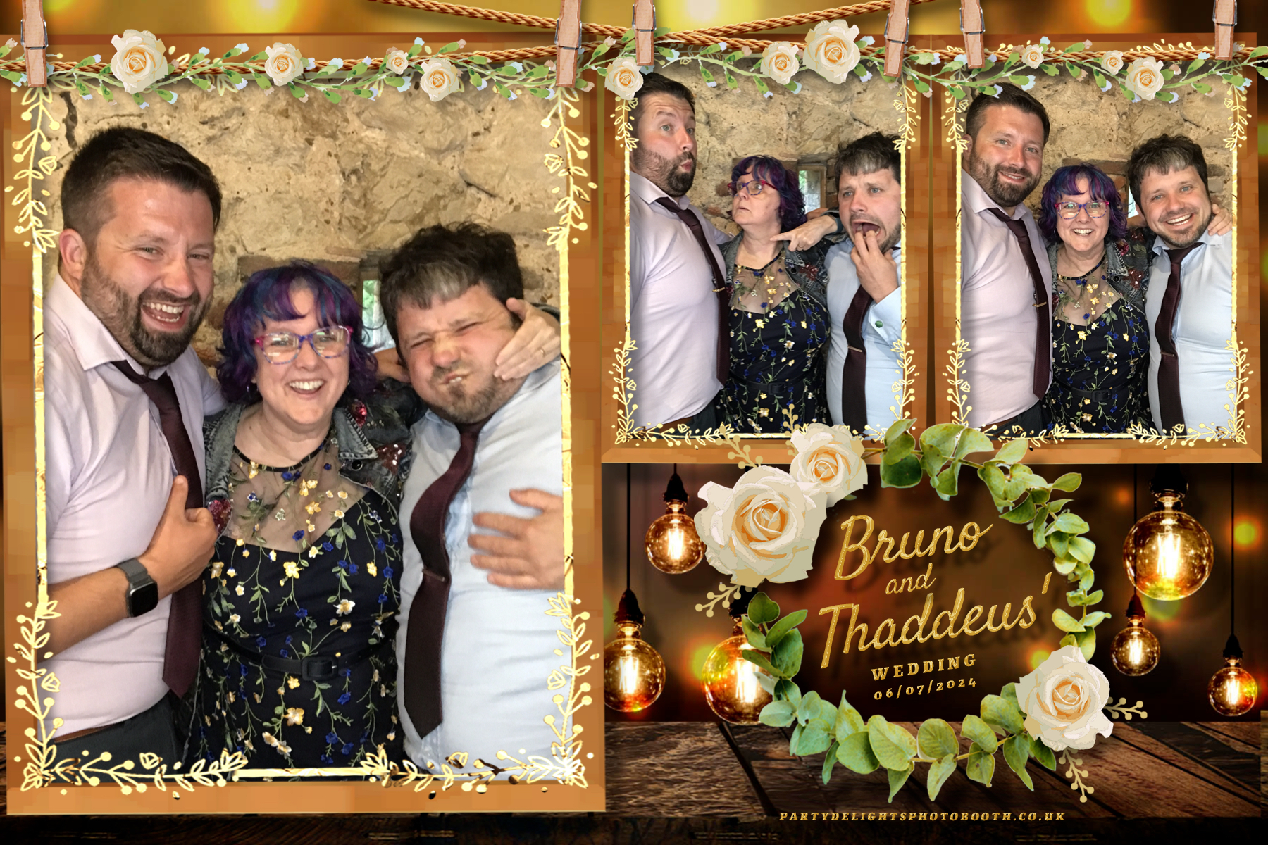 Thaddeus and Bruno’s Wedding | View more photos from the event at gallery.partydelightsphotobooth.co.uk/u/PartyDelightsPhotoBooth/Thaddeus-and-Bruno’s-Wedding