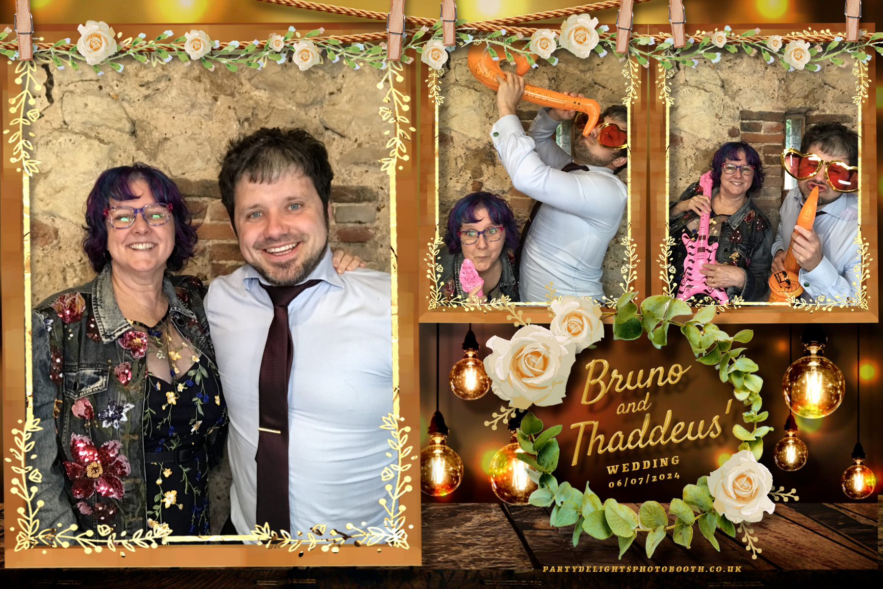Thaddeus and Bruno’s Wedding | View more photos from the event at gallery.partydelightsphotobooth.co.uk/u/PartyDelightsPhotoBooth/Thaddeus-and-Bruno’s-Wedding