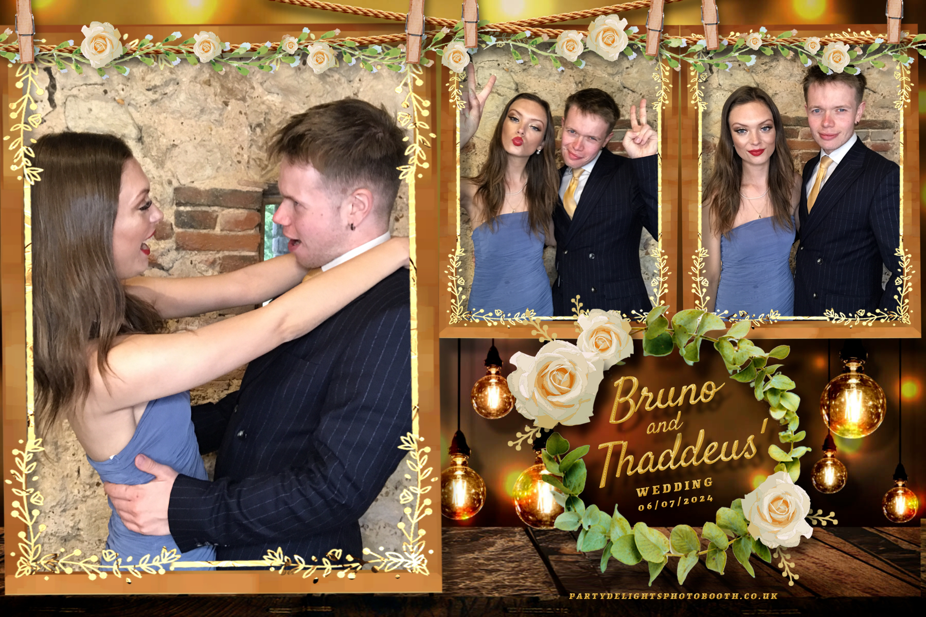 Thaddeus and Bruno’s Wedding | View more photos from the event at gallery.partydelightsphotobooth.co.uk/u/PartyDelightsPhotoBooth/Thaddeus-and-Bruno’s-Wedding