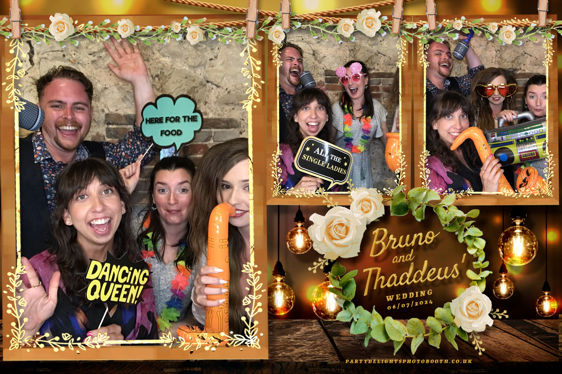 Thaddeus and Bruno’s Wedding | View more photos from the event at gallery.partydelightsphotobooth.co.uk/u/PartyDelightsPhotoBooth/Thaddeus-and-Bruno’s-Wedding
