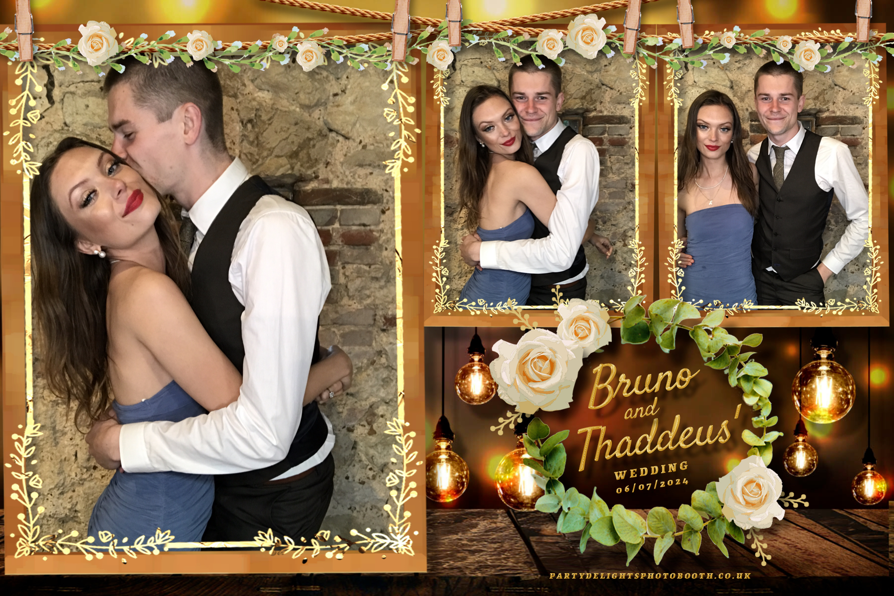 Thaddeus and Bruno’s Wedding | View more photos from the event at gallery.partydelightsphotobooth.co.uk/u/PartyDelightsPhotoBooth/Thaddeus-and-Bruno’s-Wedding