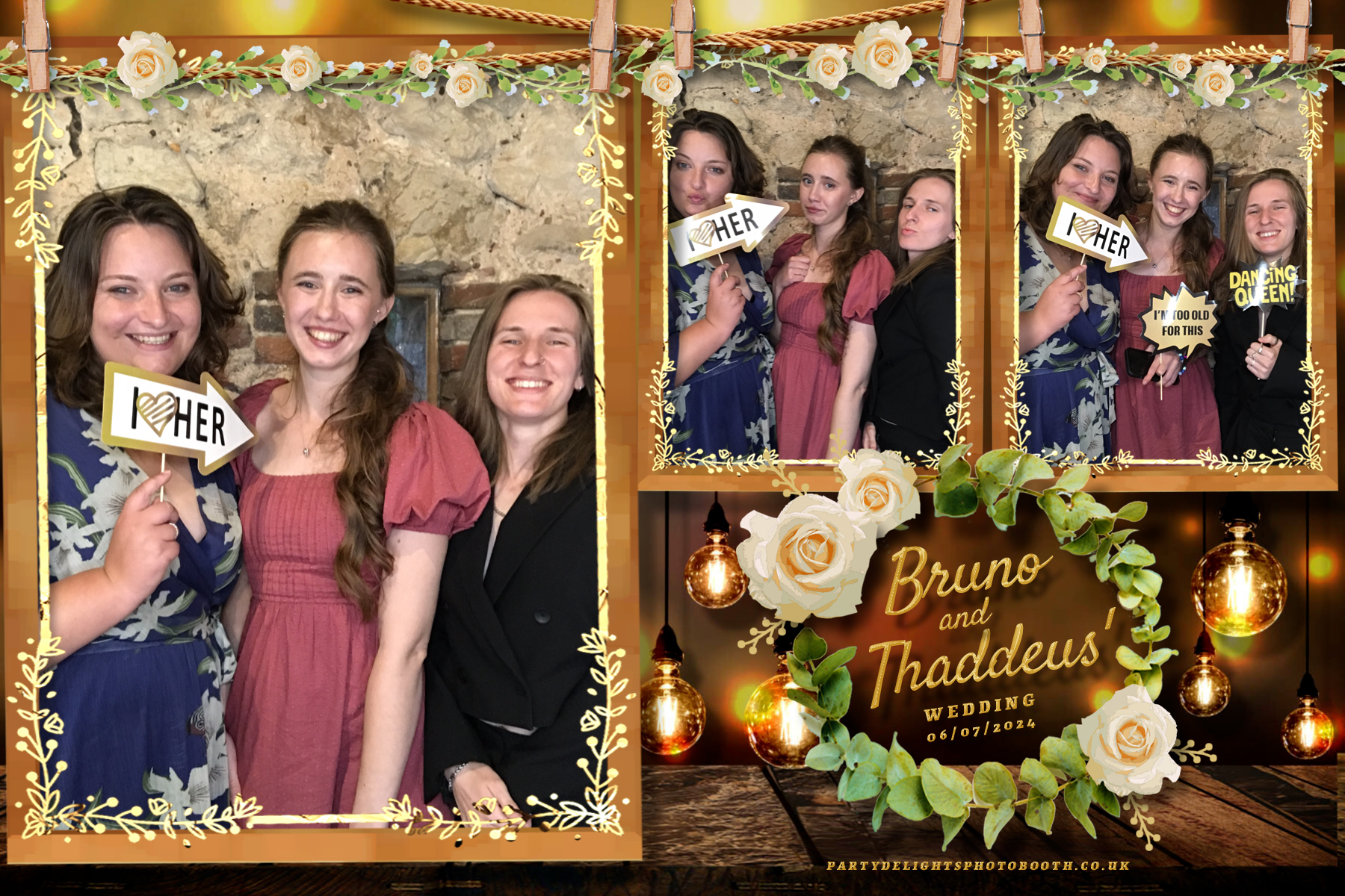 Thaddeus and Bruno’s Wedding | View more photos from the event at gallery.partydelightsphotobooth.co.uk/u/PartyDelightsPhotoBooth/Thaddeus-and-Bruno’s-Wedding