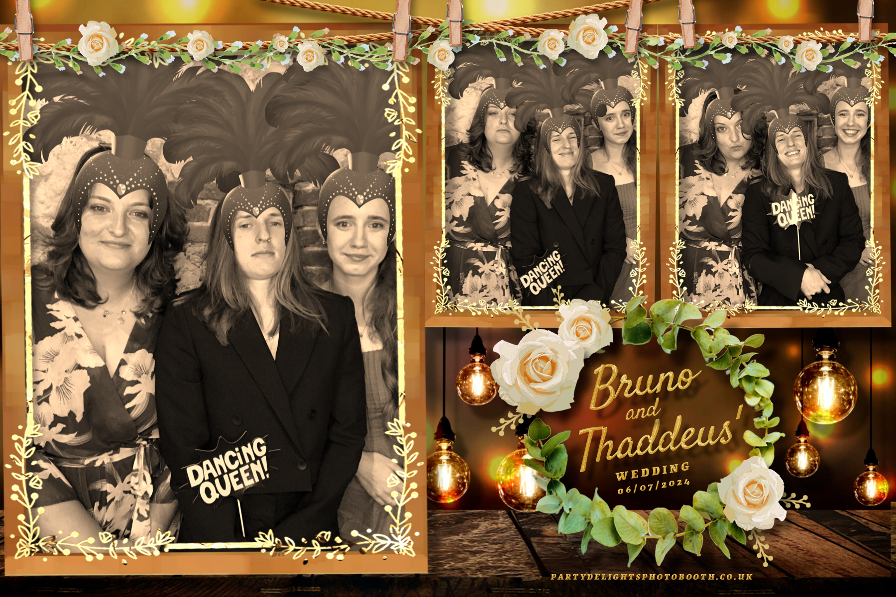 Thaddeus and Bruno’s Wedding | View more photos from the event at gallery.partydelightsphotobooth.co.uk/u/PartyDelightsPhotoBooth/Thaddeus-and-Bruno’s-Wedding