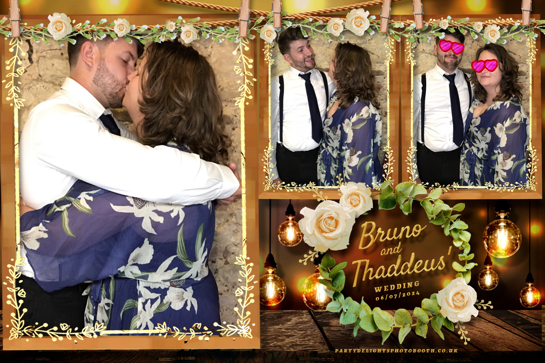 Thaddeus and Bruno’s Wedding | View more photos from the event at gallery.partydelightsphotobooth.co.uk/u/PartyDelightsPhotoBooth/Thaddeus-and-Bruno’s-Wedding