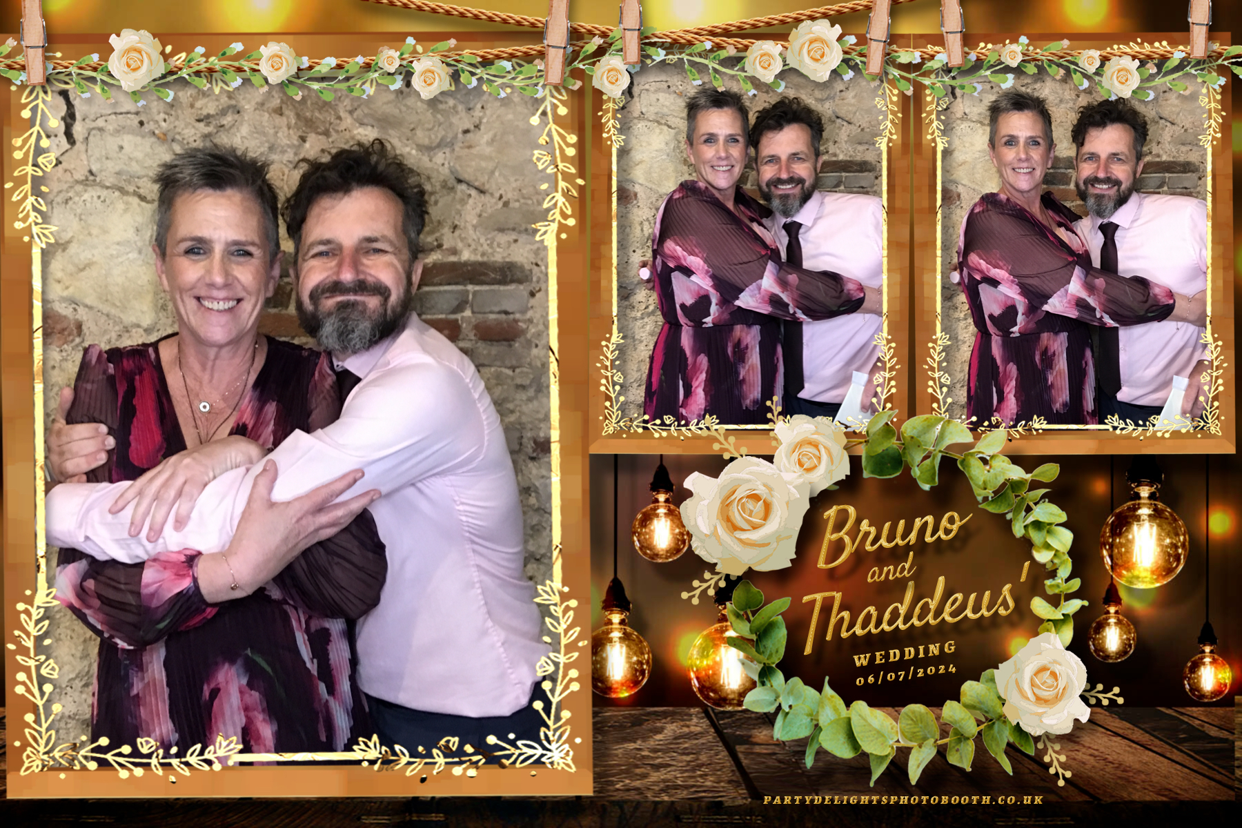 Thaddeus and Bruno’s Wedding | View more photos from the event at gallery.partydelightsphotobooth.co.uk/u/PartyDelightsPhotoBooth/Thaddeus-and-Bruno’s-Wedding