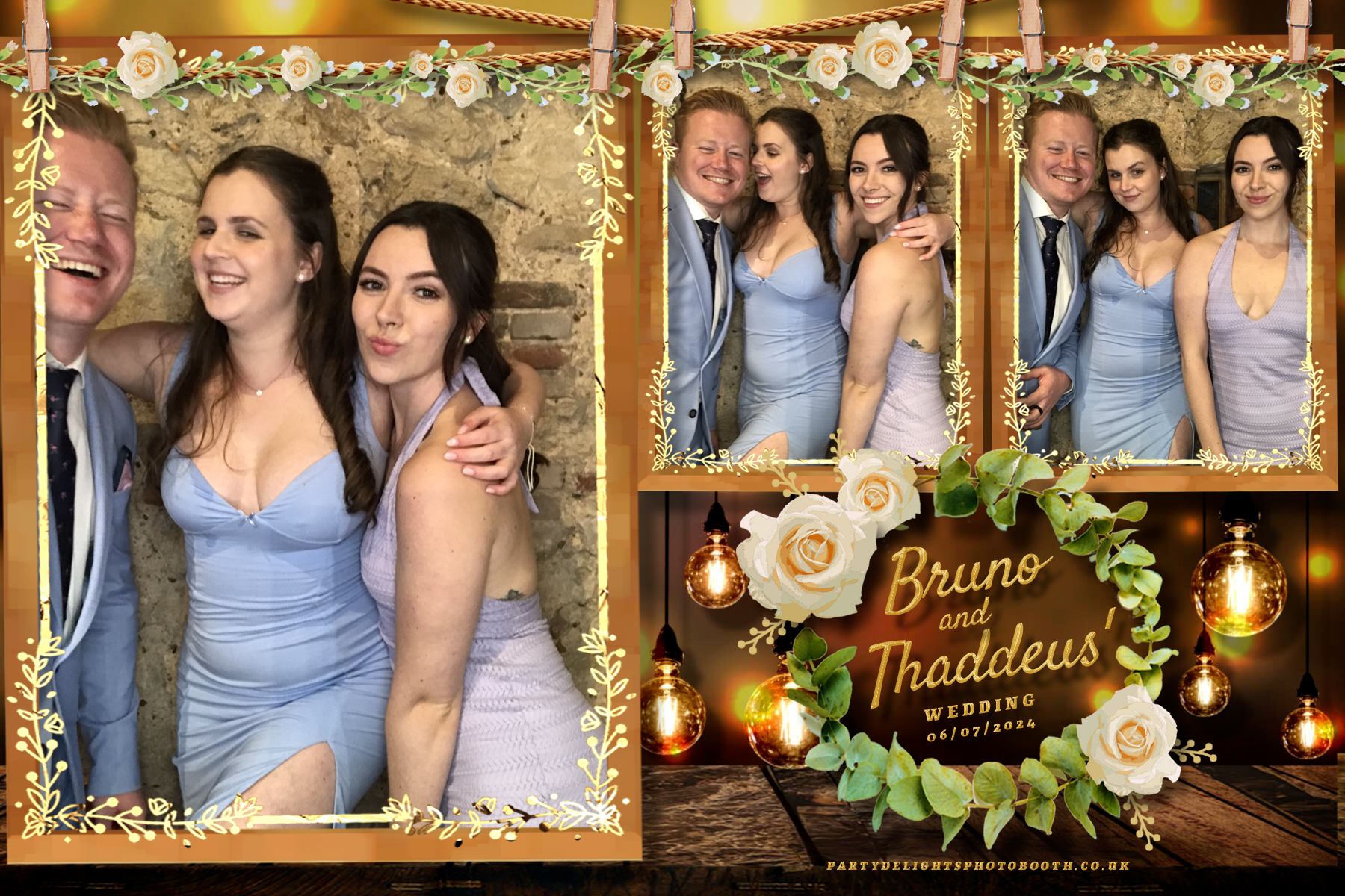 Thaddeus and Bruno’s Wedding | View more photos from the event at gallery.partydelightsphotobooth.co.uk/u/PartyDelightsPhotoBooth/Thaddeus-and-Bruno’s-Wedding