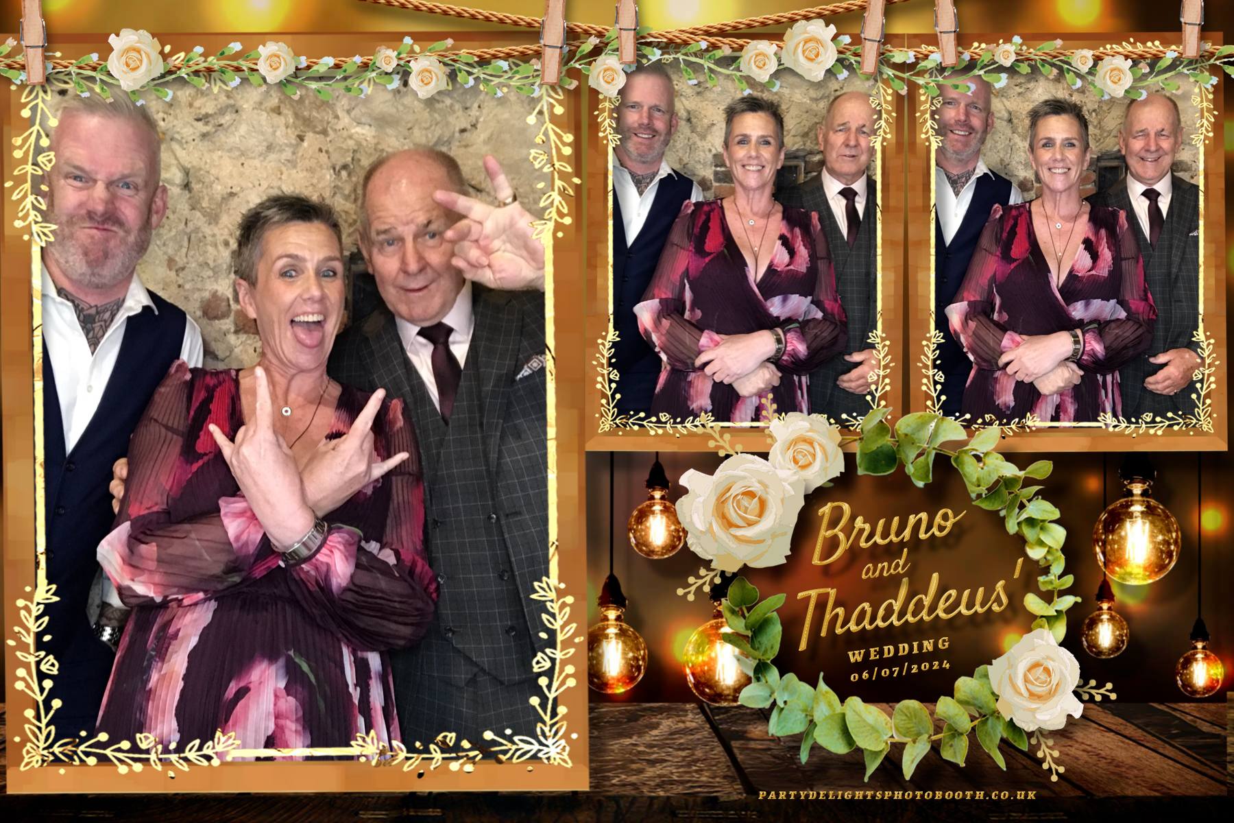 Thaddeus and Bruno’s Wedding | View more photos from the event at gallery.partydelightsphotobooth.co.uk/u/PartyDelightsPhotoBooth/Thaddeus-and-Bruno’s-Wedding