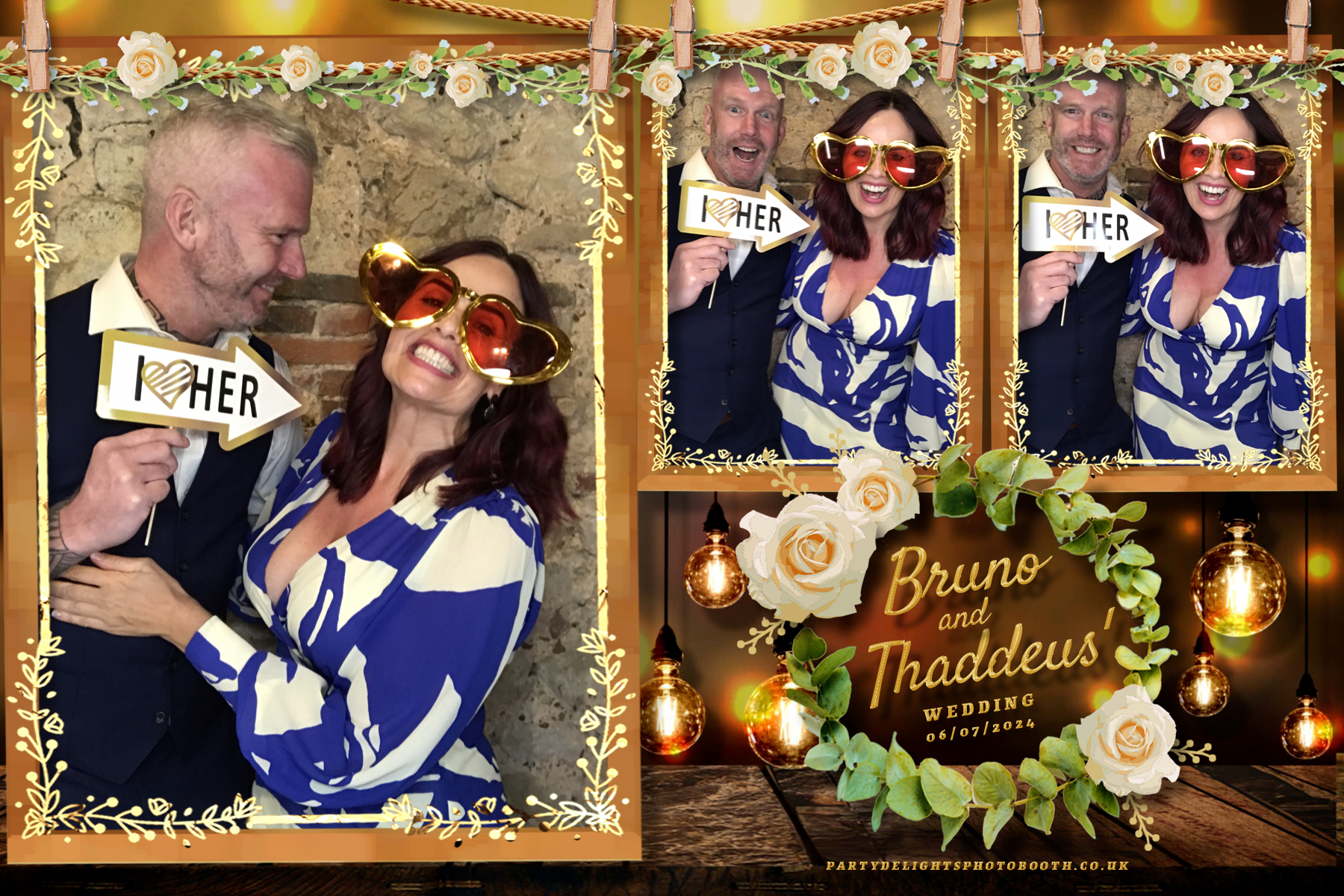 Thaddeus and Bruno’s Wedding | View more photos from the event at gallery.partydelightsphotobooth.co.uk/u/PartyDelightsPhotoBooth/Thaddeus-and-Bruno’s-Wedding