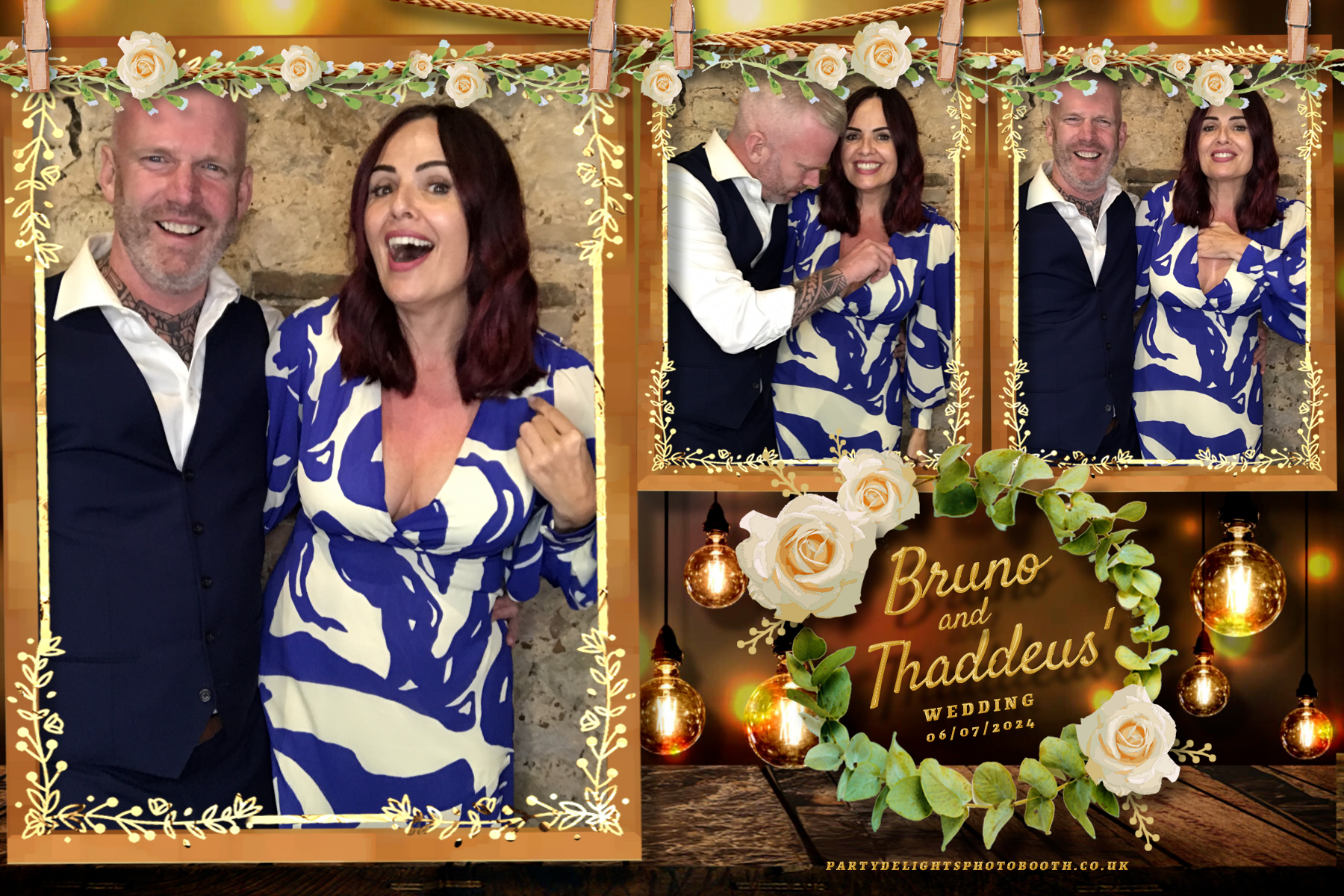 Thaddeus and Bruno’s Wedding | View more photos from the event at gallery.partydelightsphotobooth.co.uk/u/PartyDelightsPhotoBooth/Thaddeus-and-Bruno’s-Wedding