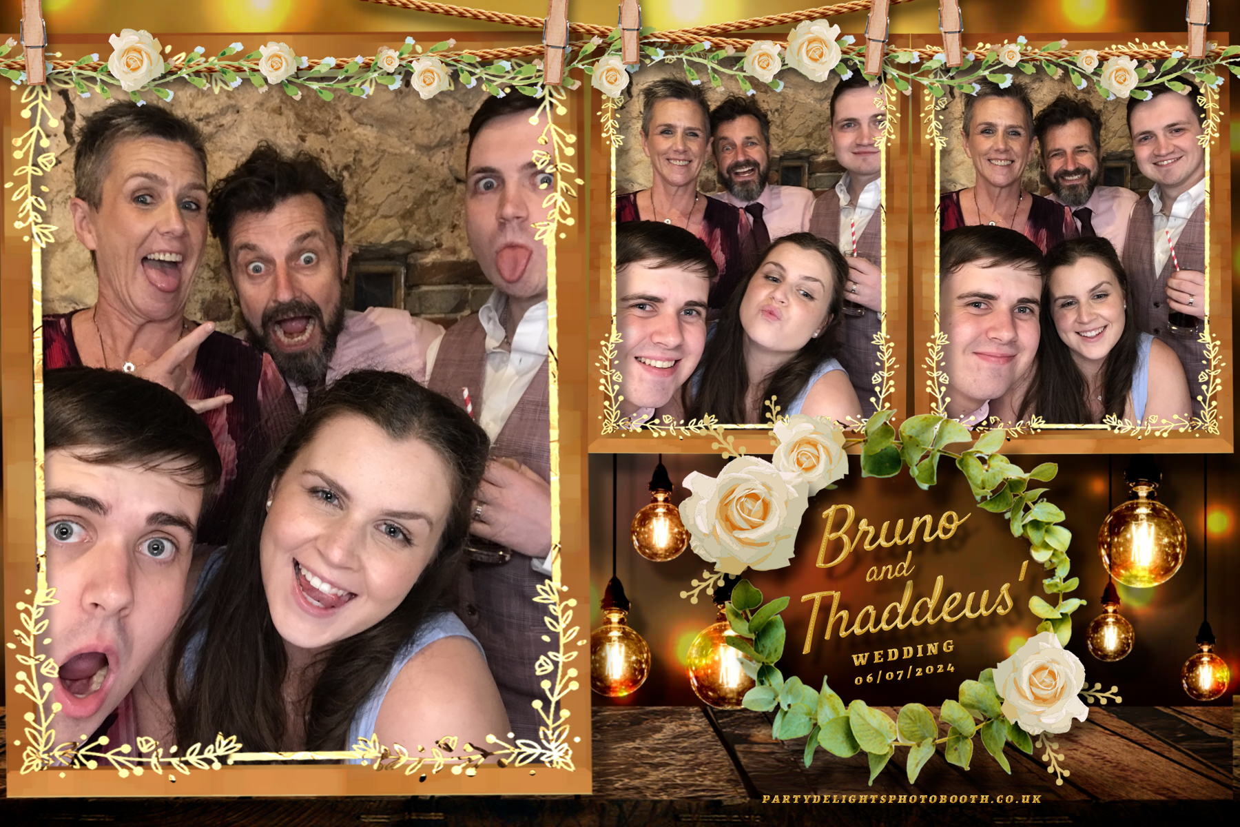 Thaddeus and Bruno’s Wedding | View more photos from the event at gallery.partydelightsphotobooth.co.uk/u/PartyDelightsPhotoBooth/Thaddeus-and-Bruno’s-Wedding