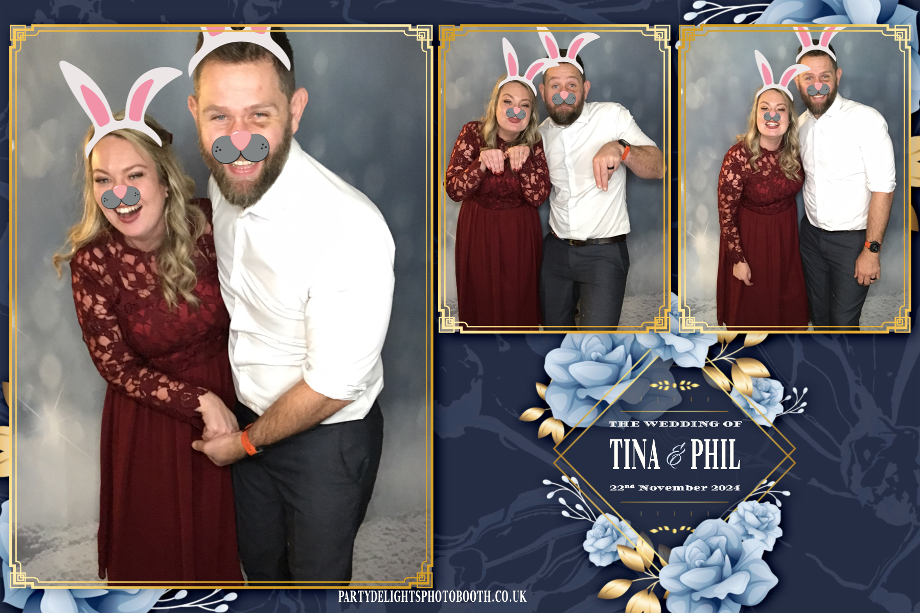 Tina and Phil’s Wedding | View more photos from the event at gallery.partydelightsphotobooth.co.uk/u/PartyDelightsPhotoBooth/Tina-and-Phil’s-Wedding