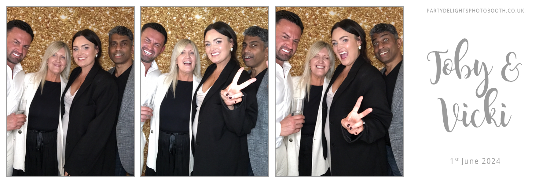 Toby & Vicki's Wedding | View more photos from the event at gallery.partydelightsphotobooth.co.uk/u/PartyDelightsPhotoBooth/Toby-Vickis-Wedding