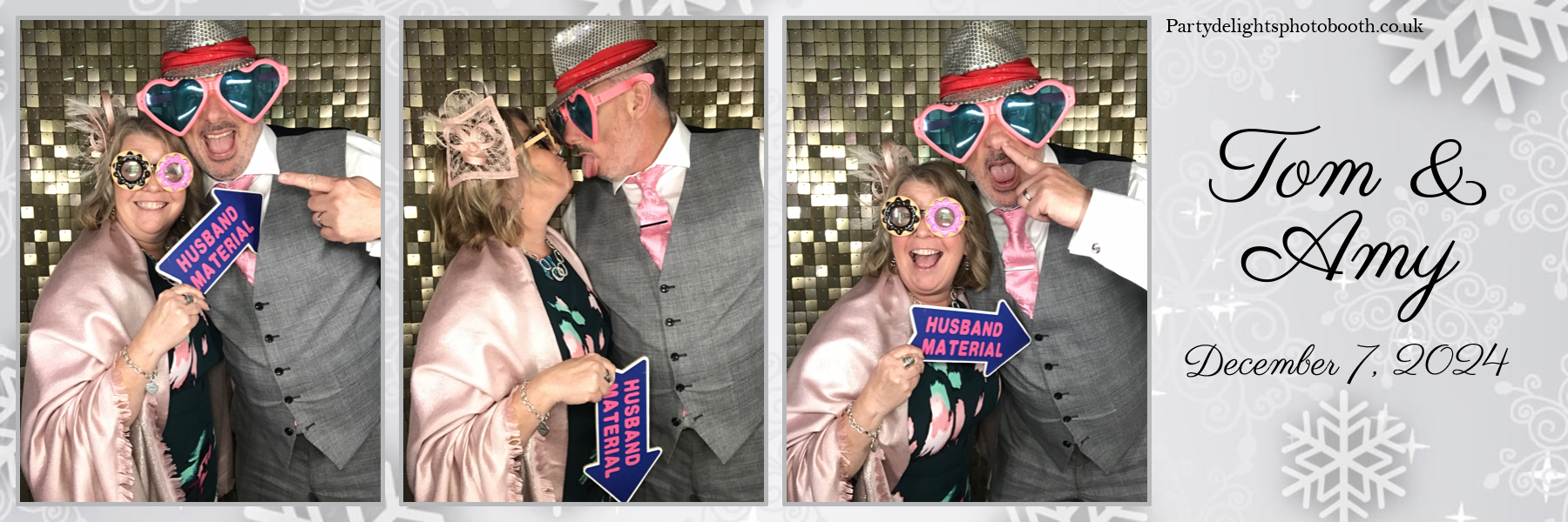 Tom & Amy's Wedding | View more photos from the event at gallery.partydelightsphotobooth.co.uk/u/PartyDelightsPhotoBooth/Tom-Amys-Wedding