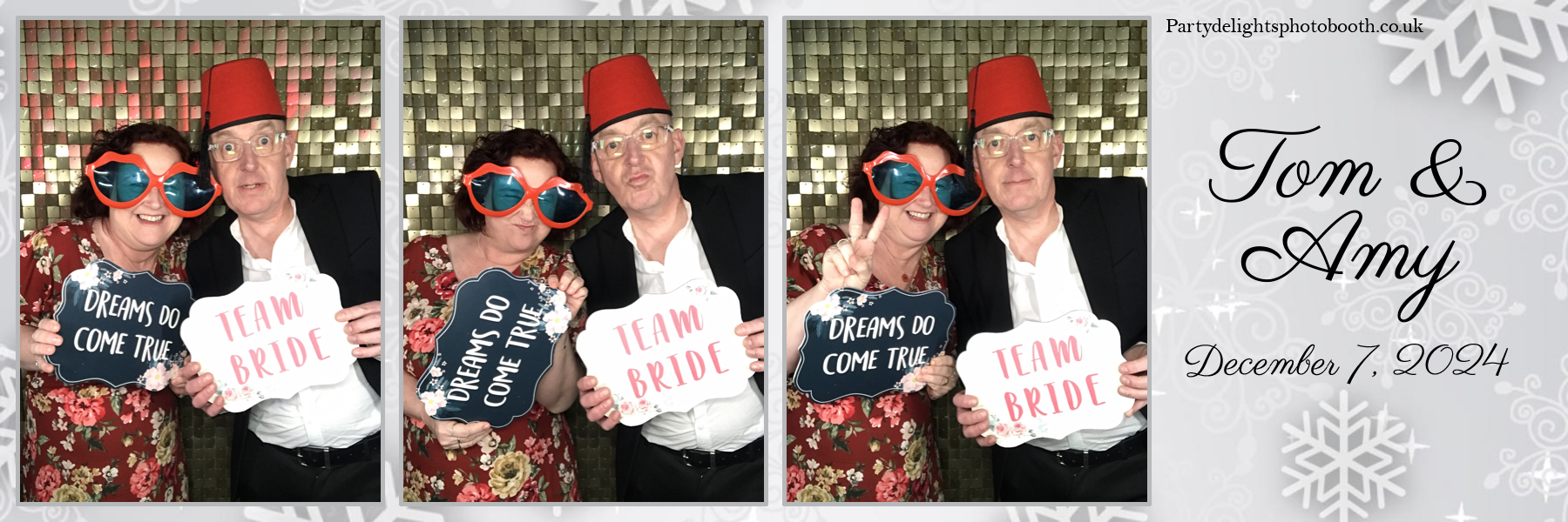 Tom & Amy's Wedding | View more photos from the event at gallery.partydelightsphotobooth.co.uk/u/PartyDelightsPhotoBooth/Tom-Amys-Wedding