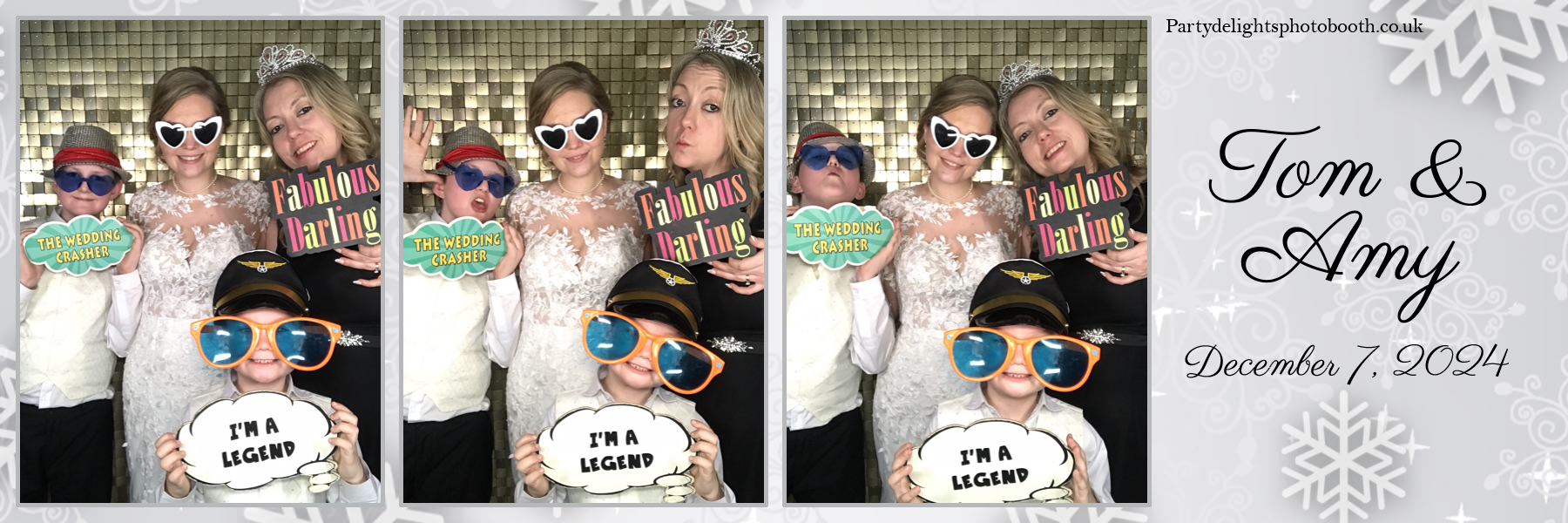 Tom & Amy's Wedding | View more photos from the event at gallery.partydelightsphotobooth.co.uk/u/PartyDelightsPhotoBooth/Tom-Amys-Wedding