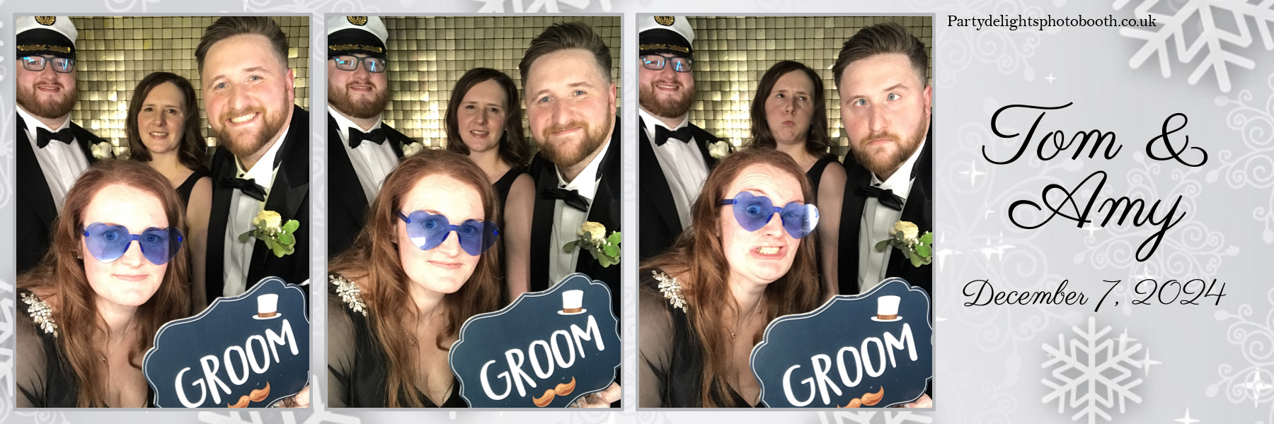 Tom & Amy's Wedding | View more photos from the event at gallery.partydelightsphotobooth.co.uk/u/PartyDelightsPhotoBooth/Tom-Amys-Wedding