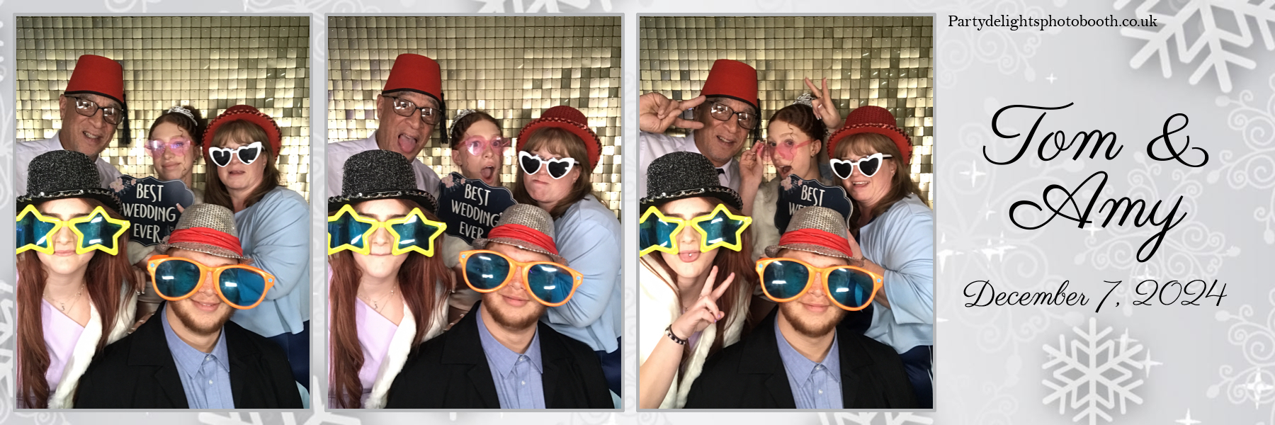 Tom & Amy's Wedding | View more photos from the event at gallery.partydelightsphotobooth.co.uk/u/PartyDelightsPhotoBooth/Tom-Amys-Wedding