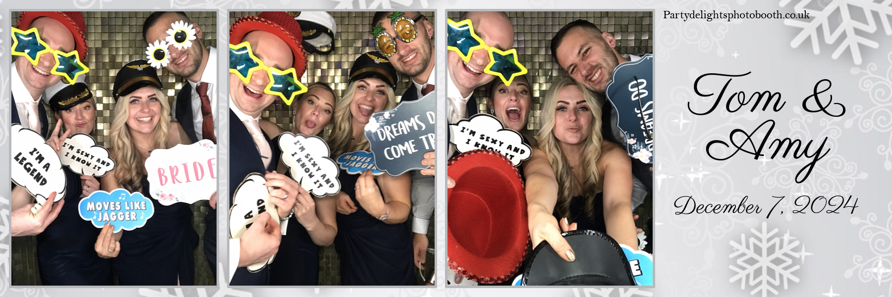 Tom & Amy's Wedding | View more photos from the event at gallery.partydelightsphotobooth.co.uk/u/PartyDelightsPhotoBooth/Tom-Amys-Wedding