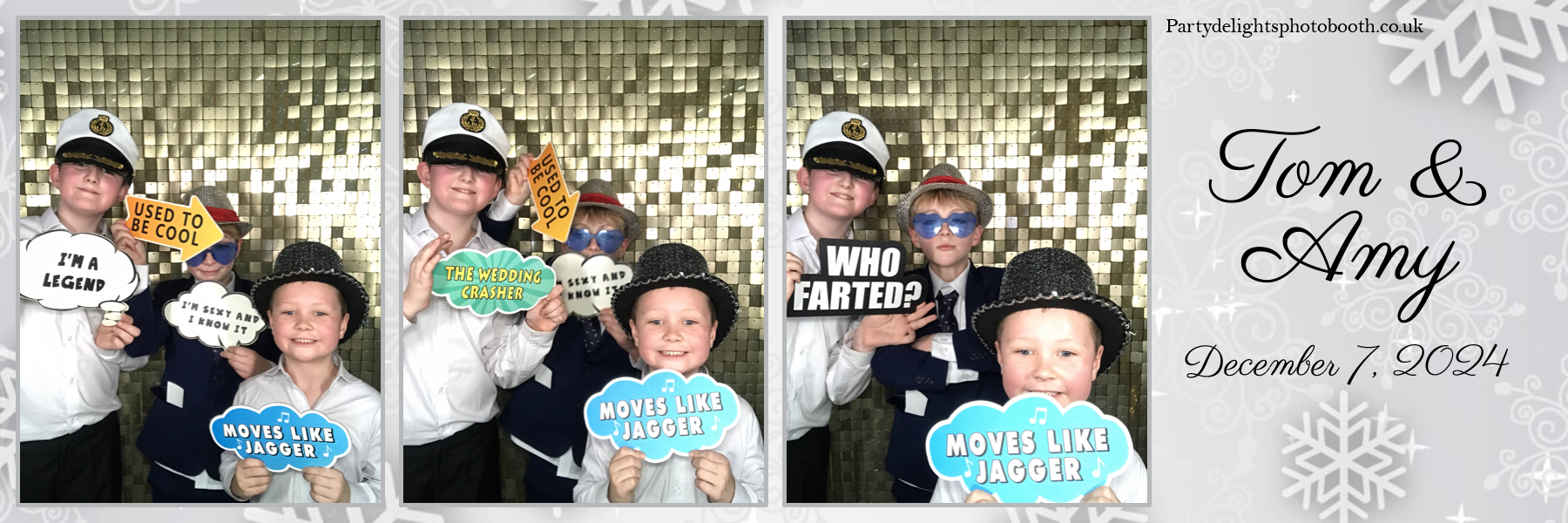 Tom & Amy's Wedding | View more photos from the event at gallery.partydelightsphotobooth.co.uk/u/PartyDelightsPhotoBooth/Tom-Amys-Wedding