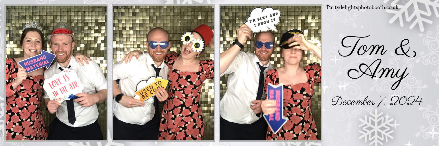 Tom & Amy's Wedding | View more photos from the event at gallery.partydelightsphotobooth.co.uk/u/PartyDelightsPhotoBooth/Tom-Amys-Wedding