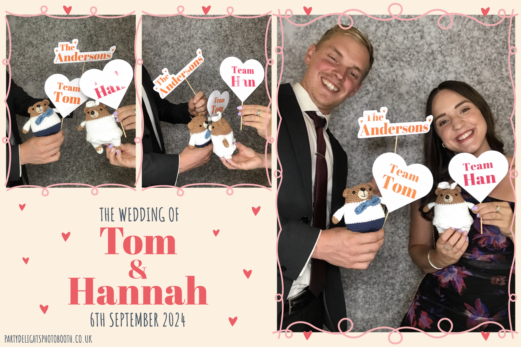 Tom and Hannah’s wedding | View more photos from the event at gallery.partydelightsphotobooth.co.uk/u/PartyDelightsPhotoBooth/Tom-and-Hannah’s-wedding