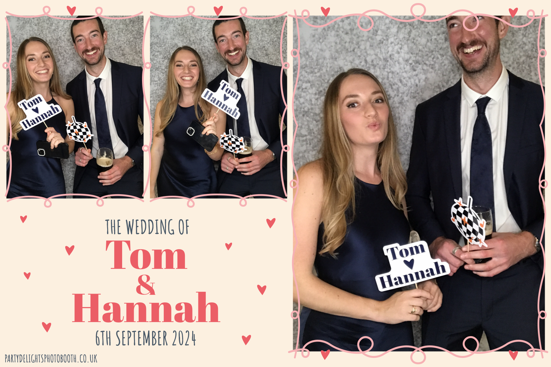 Tom and Hannah’s wedding | View more photos from the event at gallery.partydelightsphotobooth.co.uk/u/PartyDelightsPhotoBooth/Tom-and-Hannah’s-wedding