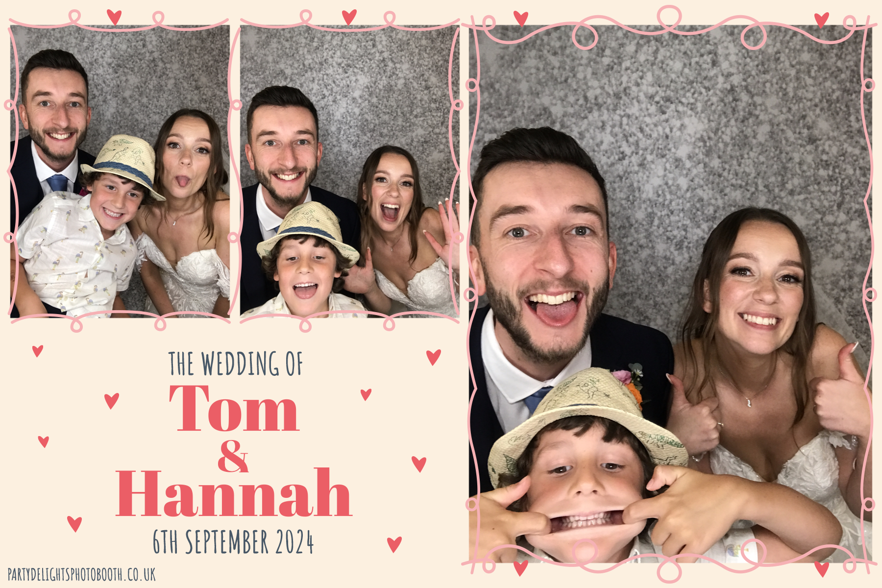 Tom and Hannah’s wedding | View more photos from the event at gallery.partydelightsphotobooth.co.uk/u/PartyDelightsPhotoBooth/Tom-and-Hannah’s-wedding