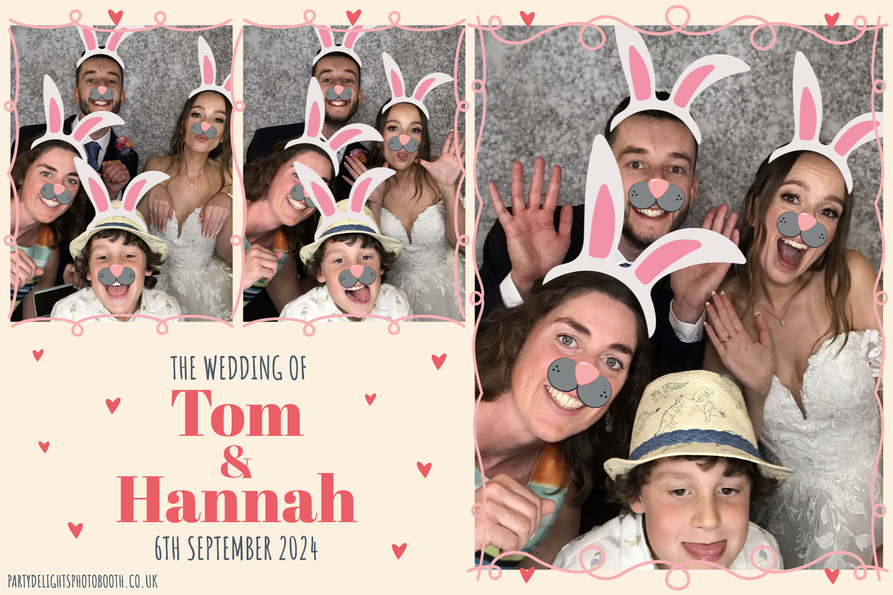 Tom and Hannah’s wedding | View more photos from the event at gallery.partydelightsphotobooth.co.uk/u/PartyDelightsPhotoBooth/Tom-and-Hannah’s-wedding