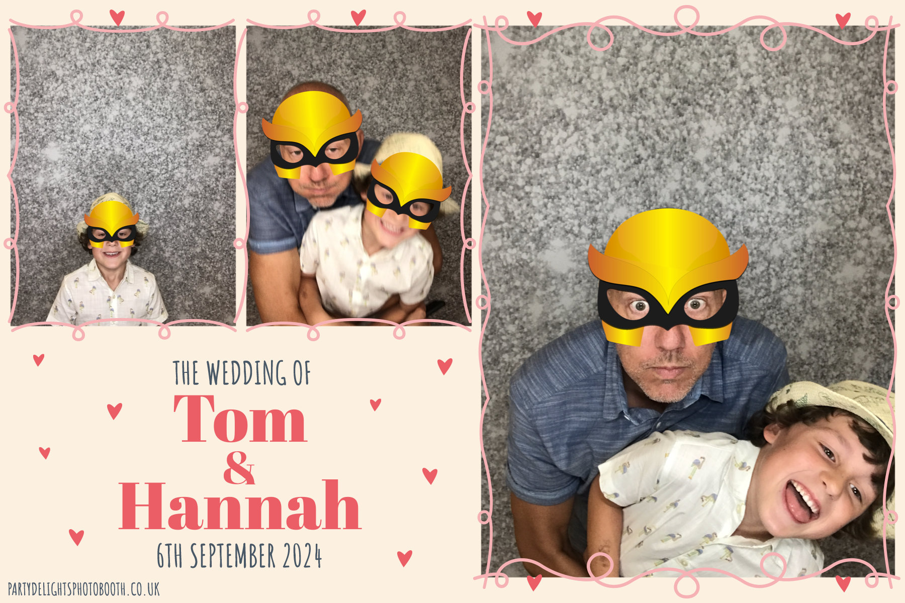 Tom and Hannah’s wedding | View more photos from the event at gallery.partydelightsphotobooth.co.uk/u/PartyDelightsPhotoBooth/Tom-and-Hannah’s-wedding