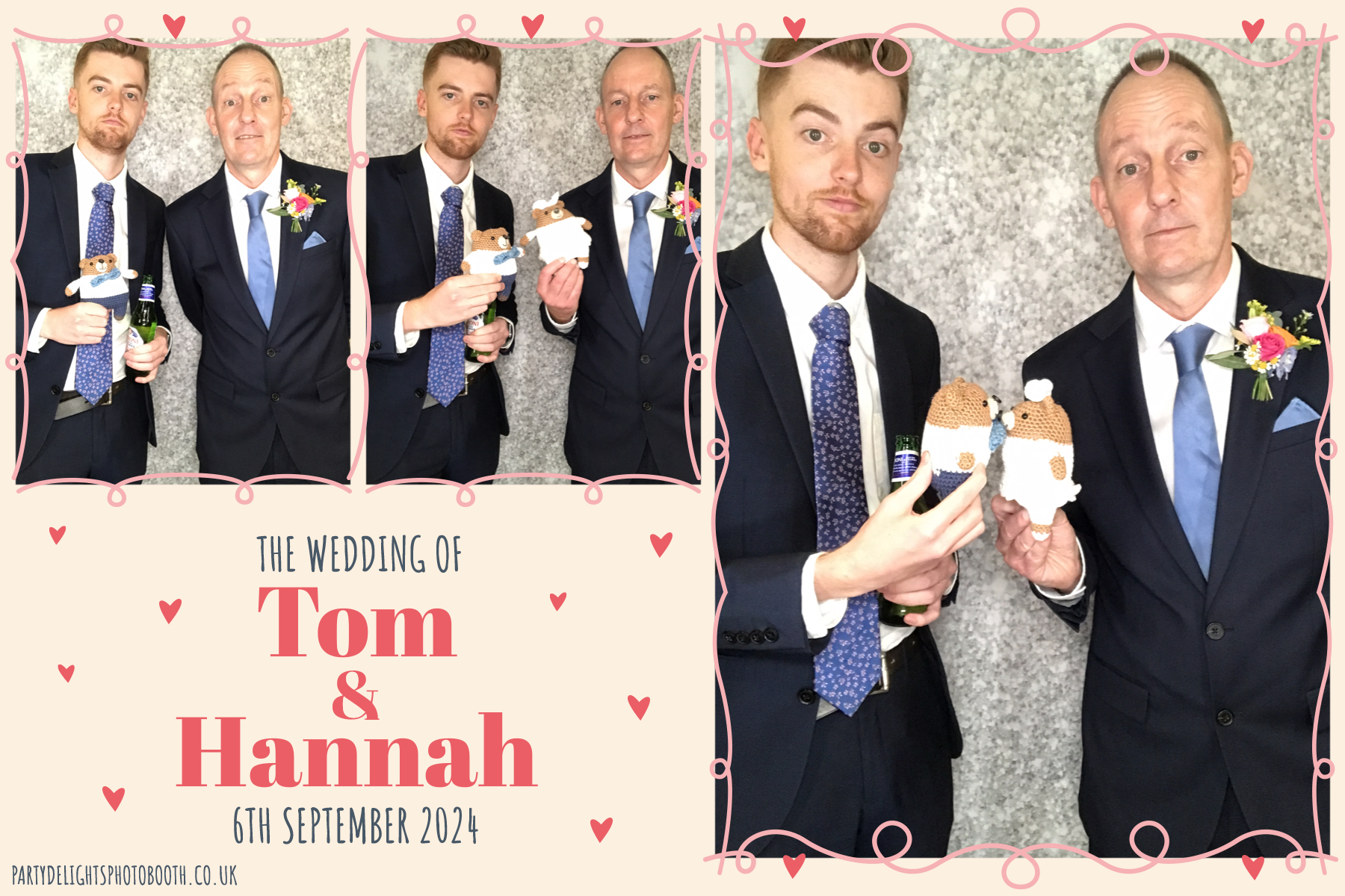 Tom and Hannah’s wedding | View more photos from the event at gallery.partydelightsphotobooth.co.uk/u/PartyDelightsPhotoBooth/Tom-and-Hannah’s-wedding
