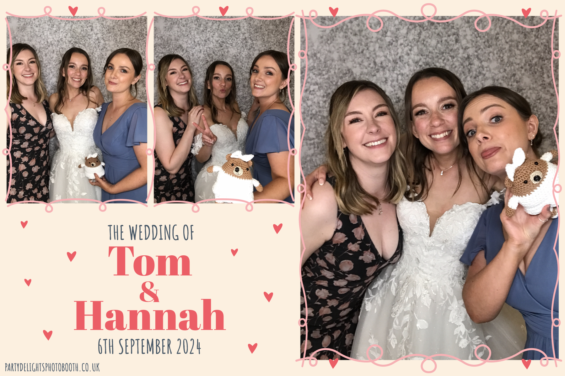 Tom and Hannah’s wedding | View more photos from the event at gallery.partydelightsphotobooth.co.uk/u/PartyDelightsPhotoBooth/Tom-and-Hannah’s-wedding