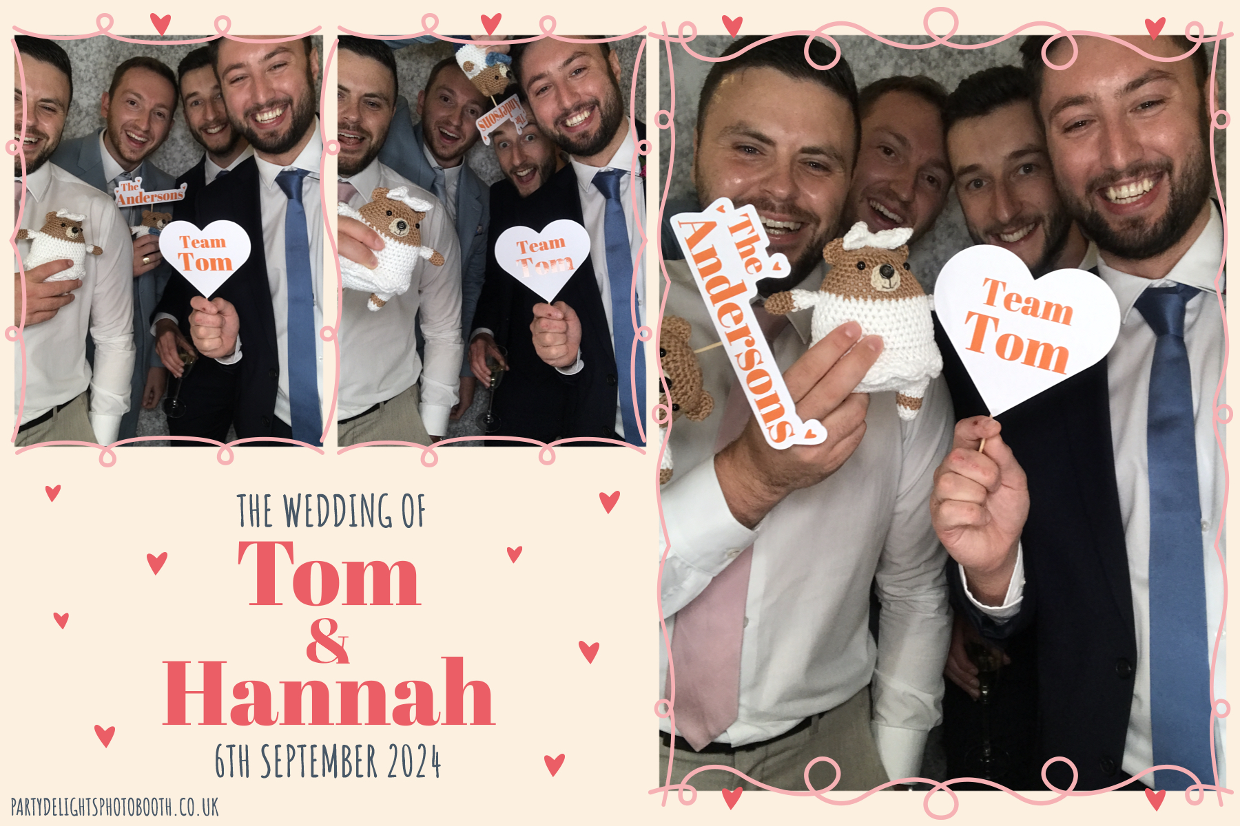 Tom and Hannah’s wedding | View more photos from the event at gallery.partydelightsphotobooth.co.uk/u/PartyDelightsPhotoBooth/Tom-and-Hannah’s-wedding