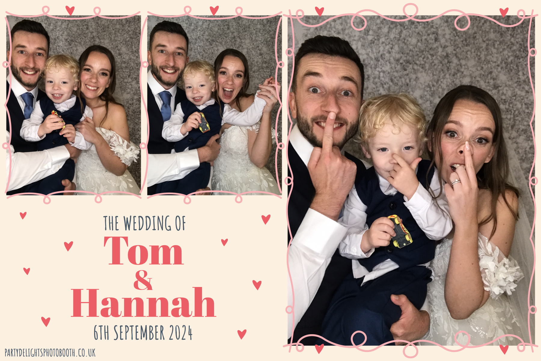 Tom and Hannah’s wedding | View more photos from the event at gallery.partydelightsphotobooth.co.uk/u/PartyDelightsPhotoBooth/Tom-and-Hannah’s-wedding