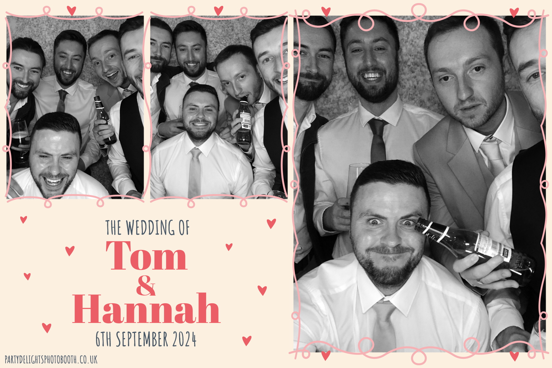 Tom and Hannah’s wedding | View more photos from the event at gallery.partydelightsphotobooth.co.uk/u/PartyDelightsPhotoBooth/Tom-and-Hannah’s-wedding