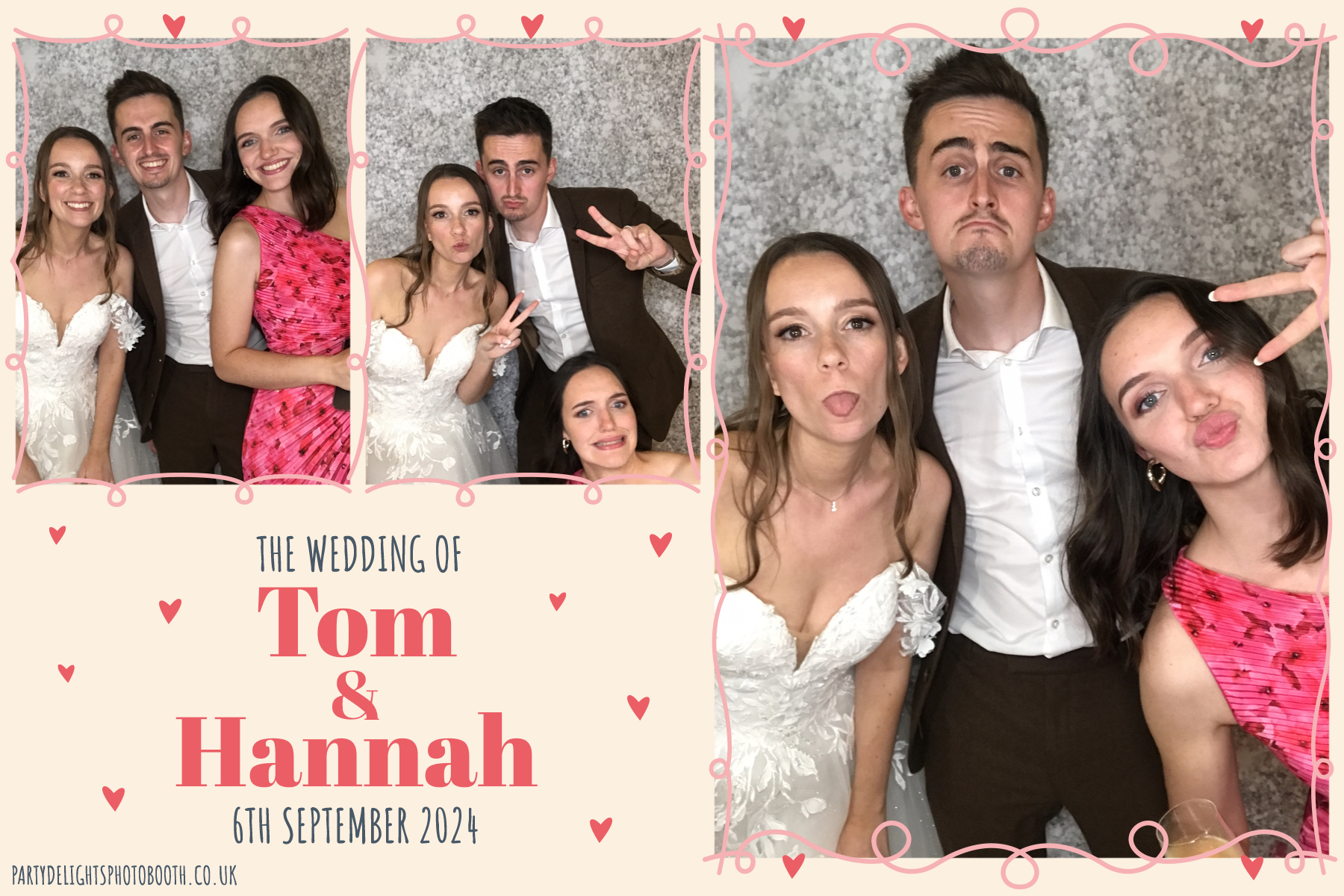 Tom and Hannah’s wedding | View more photos from the event at gallery.partydelightsphotobooth.co.uk/u/PartyDelightsPhotoBooth/Tom-and-Hannah’s-wedding