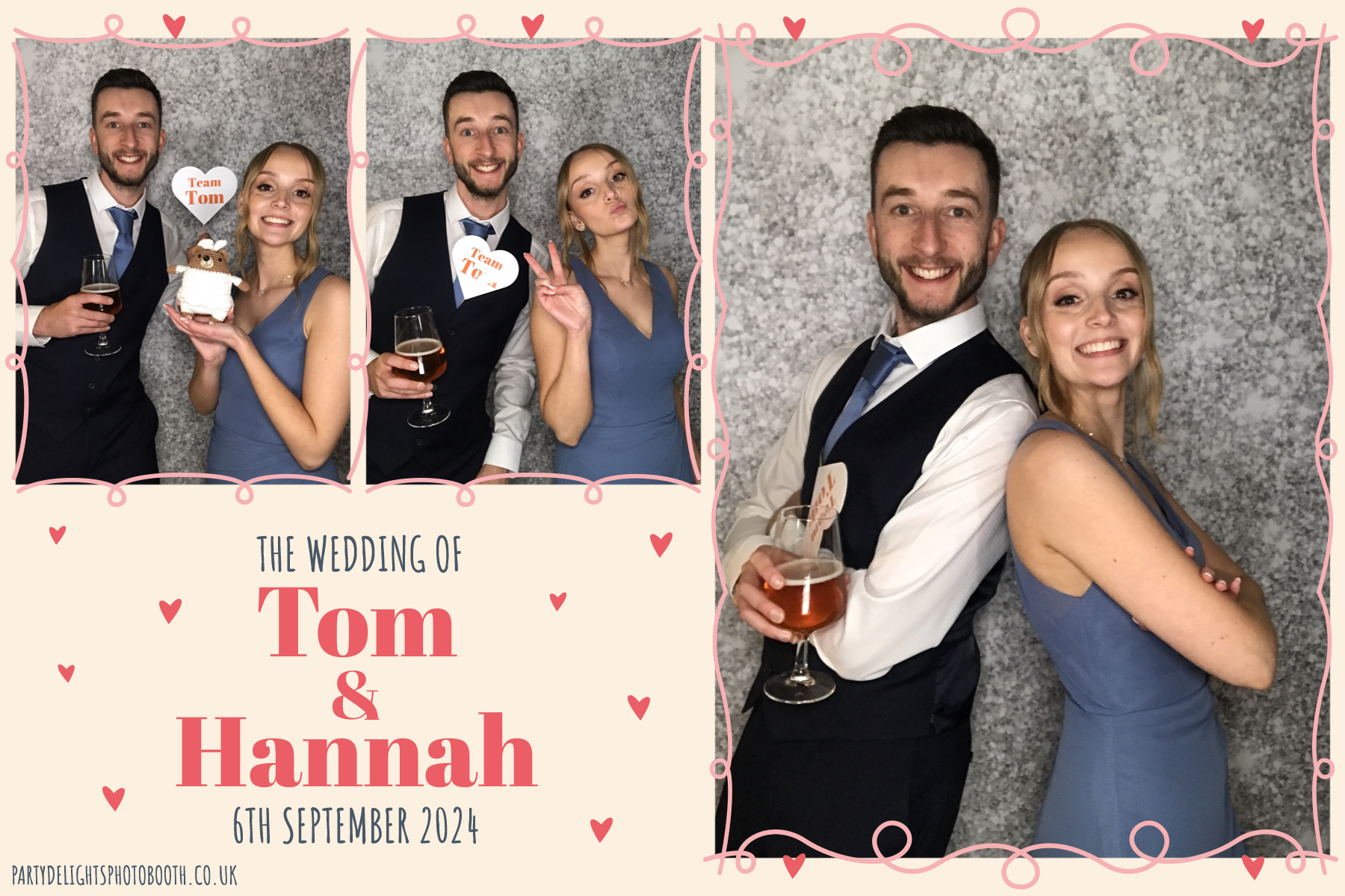 Tom and Hannah’s wedding | View more photos from the event at gallery.partydelightsphotobooth.co.uk/u/PartyDelightsPhotoBooth/Tom-and-Hannah’s-wedding