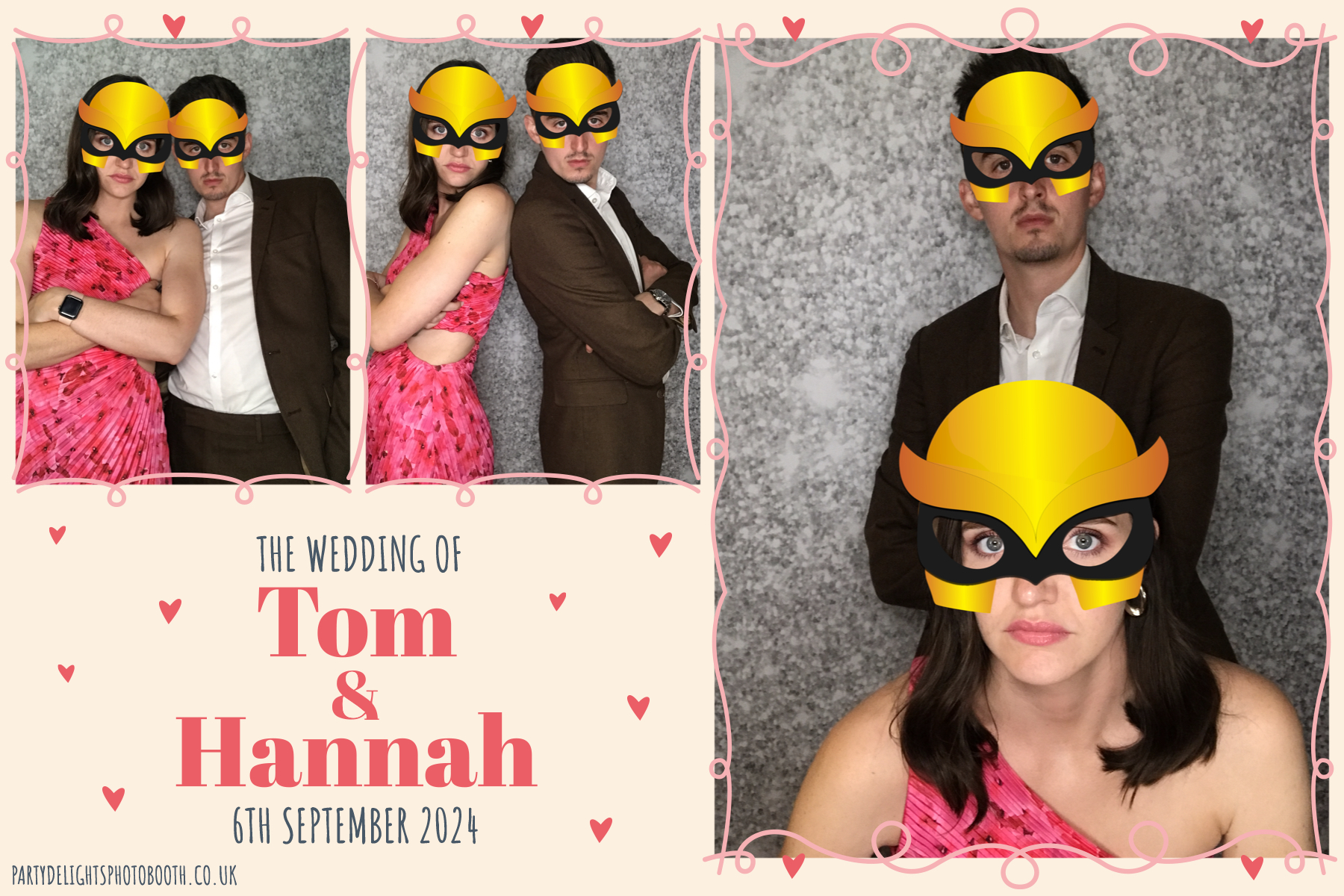 Tom and Hannah’s wedding | View more photos from the event at gallery.partydelightsphotobooth.co.uk/u/PartyDelightsPhotoBooth/Tom-and-Hannah’s-wedding