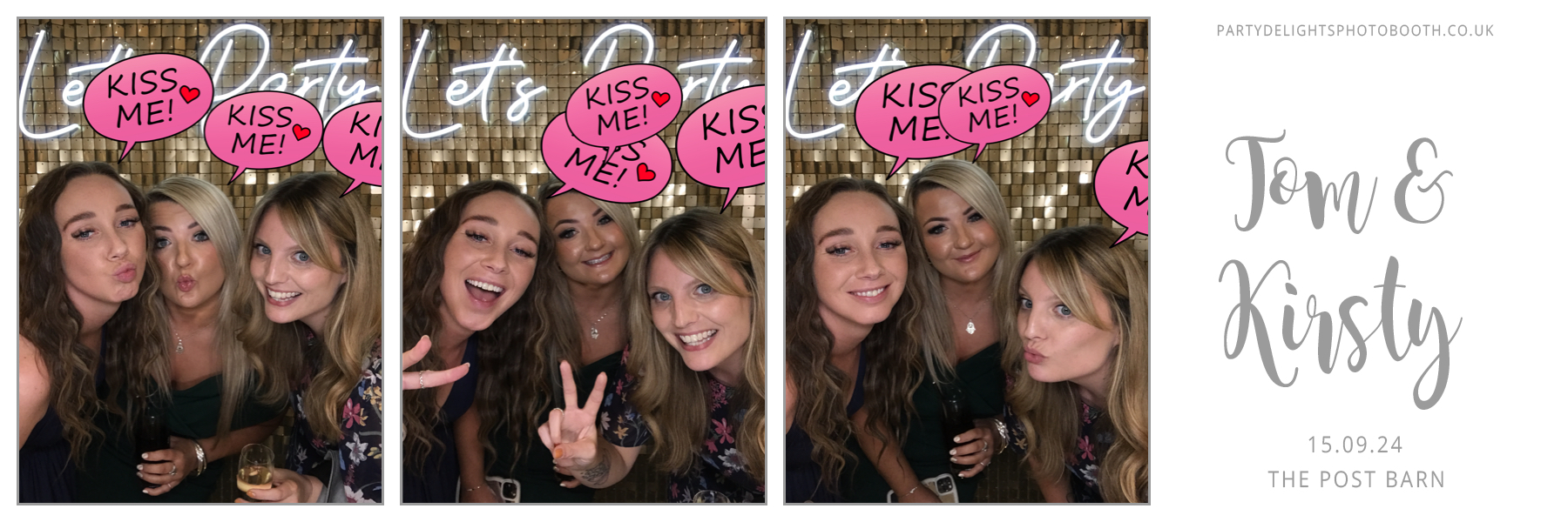 Tom and Kirsty's Wedding | View more photos from the event at gallery.partydelightsphotobooth.co.uk/u/PartyDelightsPhotoBooth/Tom-and-Kirstys-Wedding
