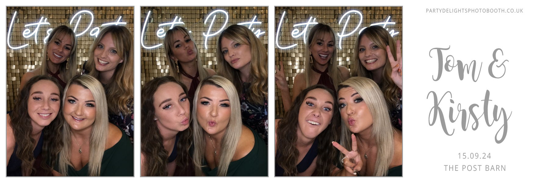 Tom and Kirsty's Wedding | View more photos from the event at gallery.partydelightsphotobooth.co.uk/u/PartyDelightsPhotoBooth/Tom-and-Kirstys-Wedding