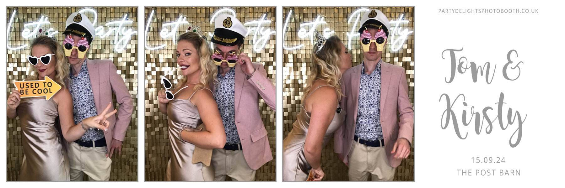 Tom and Kirsty's Wedding | View more photos from the event at gallery.partydelightsphotobooth.co.uk/u/PartyDelightsPhotoBooth/Tom-and-Kirstys-Wedding