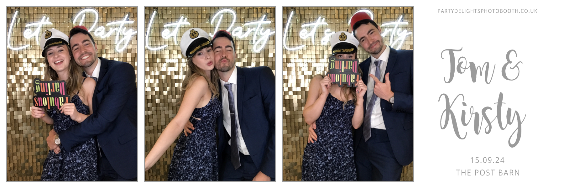 Tom and Kirsty's Wedding | View more photos from the event at gallery.partydelightsphotobooth.co.uk/u/PartyDelightsPhotoBooth/Tom-and-Kirstys-Wedding